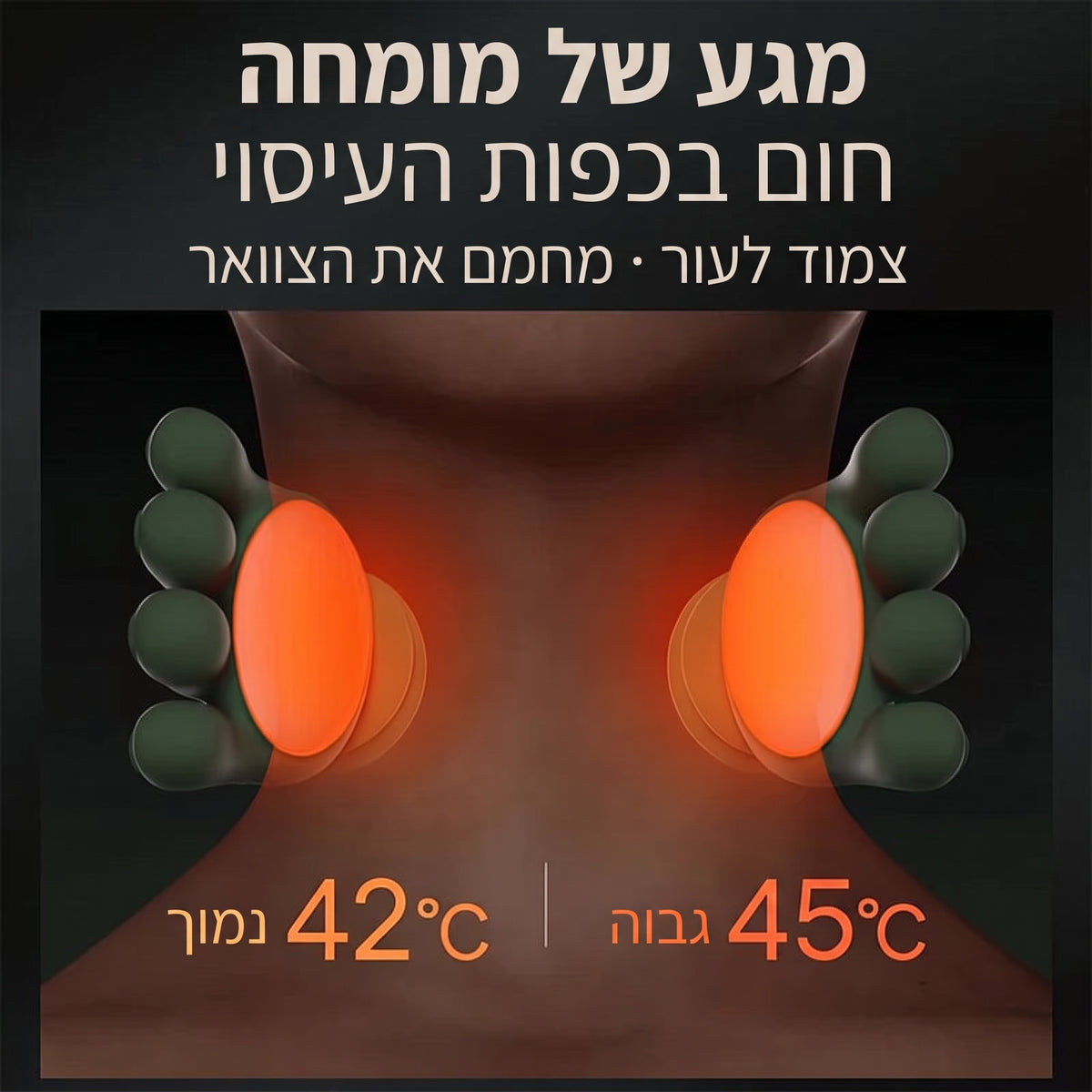 מעסה צוואר נטען SUPPORTA